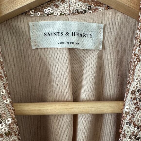 Saints & Hearts Sequin Blazer - Picture 4 of 4